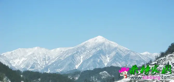 公界山雪景