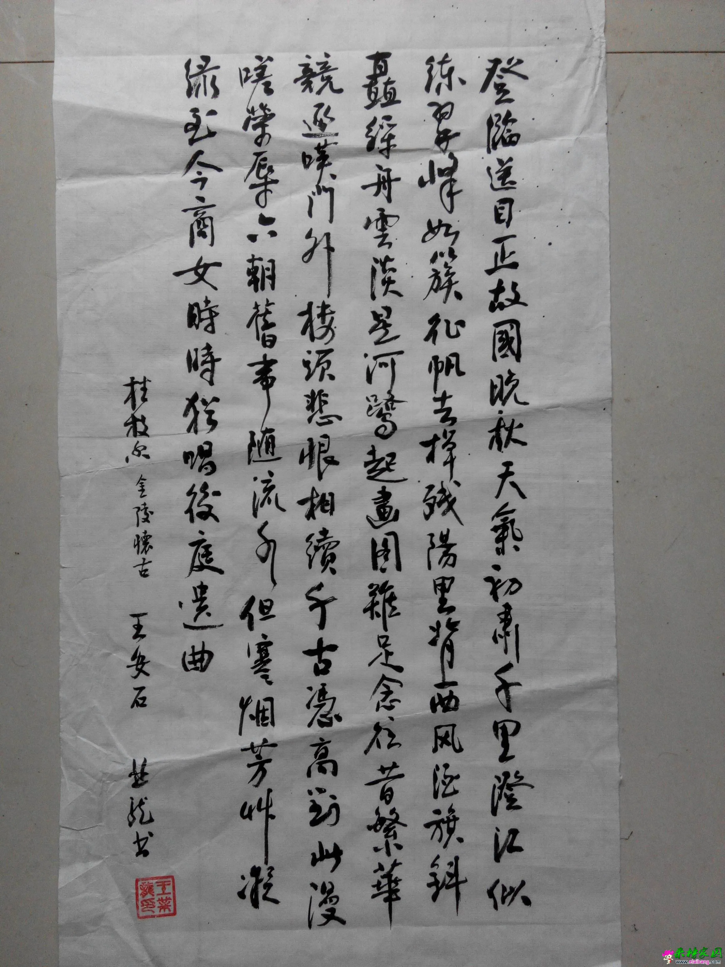 王安石  金陵怀古
