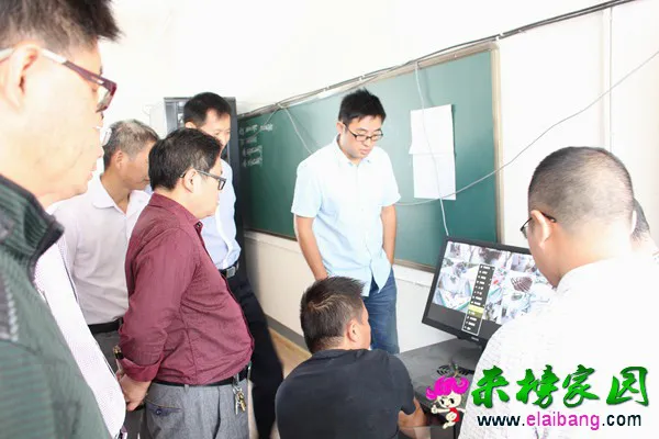 方戟到来榜中心学校验收校园监控系统